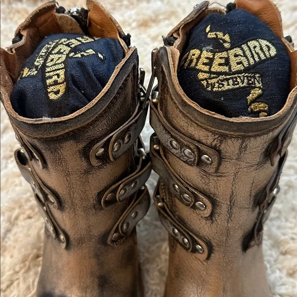 FREEBIRD Beckett 9 pewter boots - Picture 3 of 9